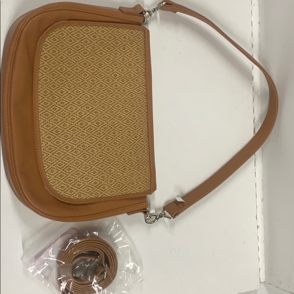 Purse tan in color